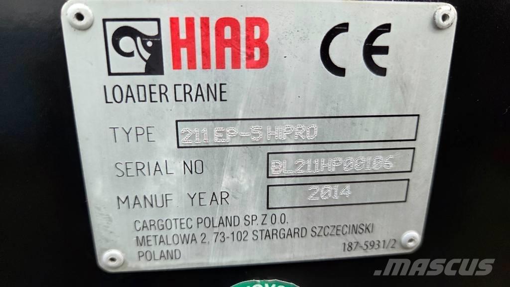 Hiab 211 EP-5 Hipro 随车折臂吊