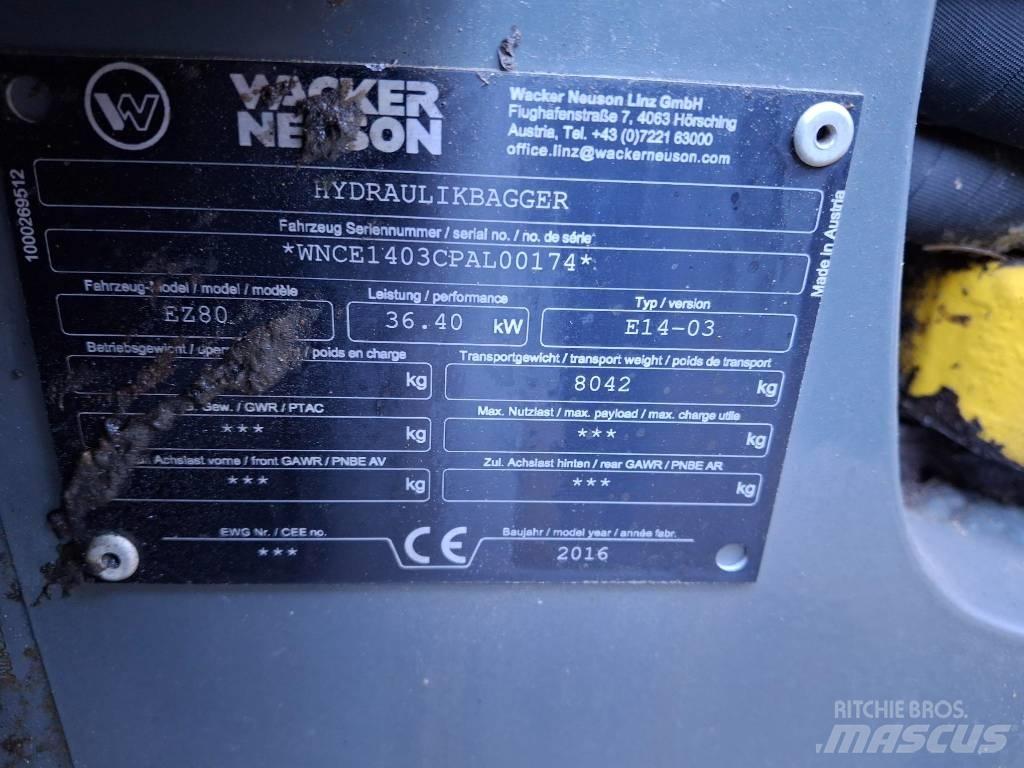 Wacker Neuson EZ 80 中型挖掘机