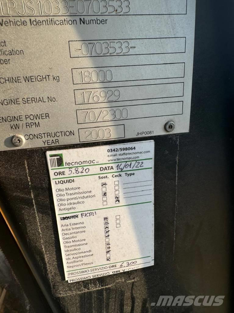 JCB JS 180 履带挖掘机