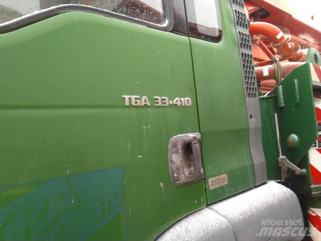 MAN TGA 33.410 混凝土输送泵|布料机