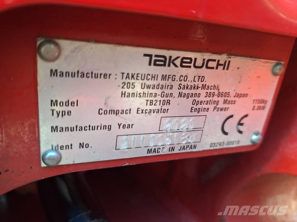 Takeuchi TB 210 R 小型挖掘机
