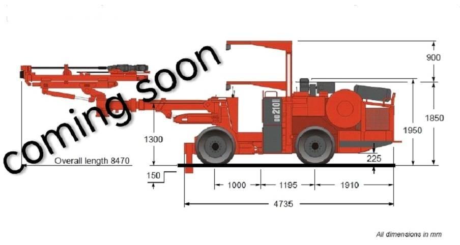 Sandvik DD 210 隧道地下采矿钻机