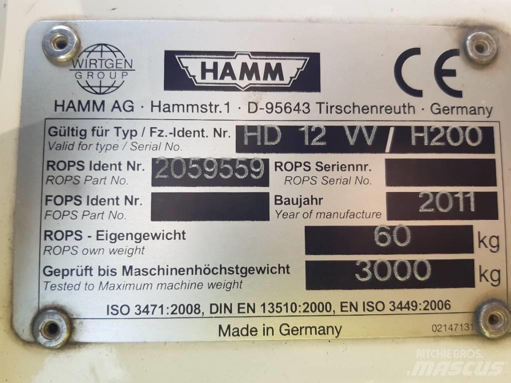 Hamm HD 12 VV 双轮压路机