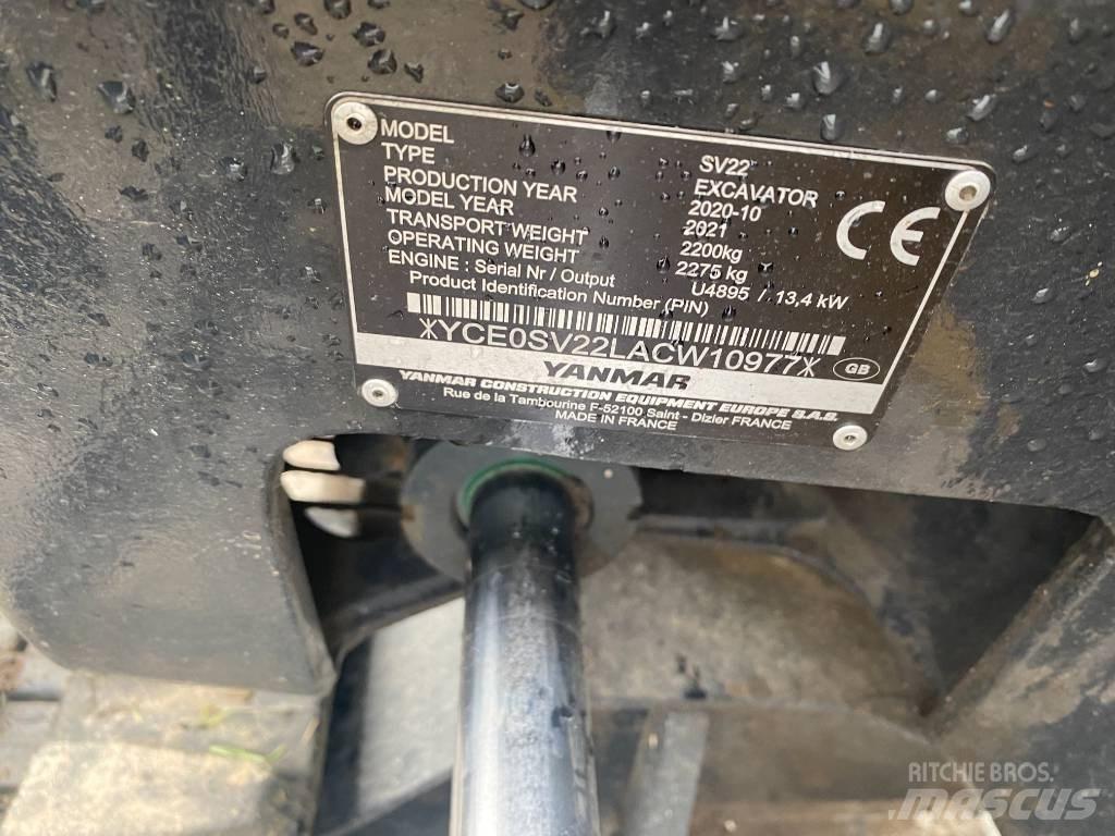 Yanmar SV 22 小型挖掘机