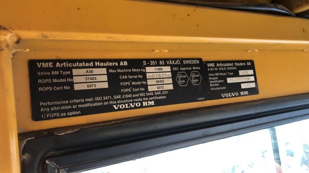 Volvo A 30 铰接式自卸车