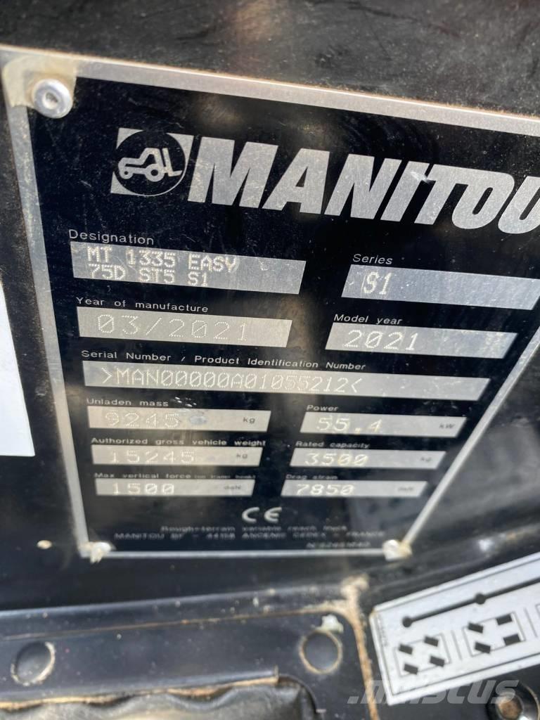 Manitou MT 1335 伸缩臂叉装车|叉装车
