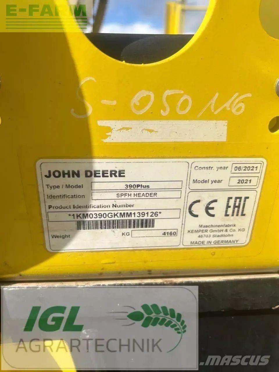John Deere 9700 i 自走式青贮饲料收割机