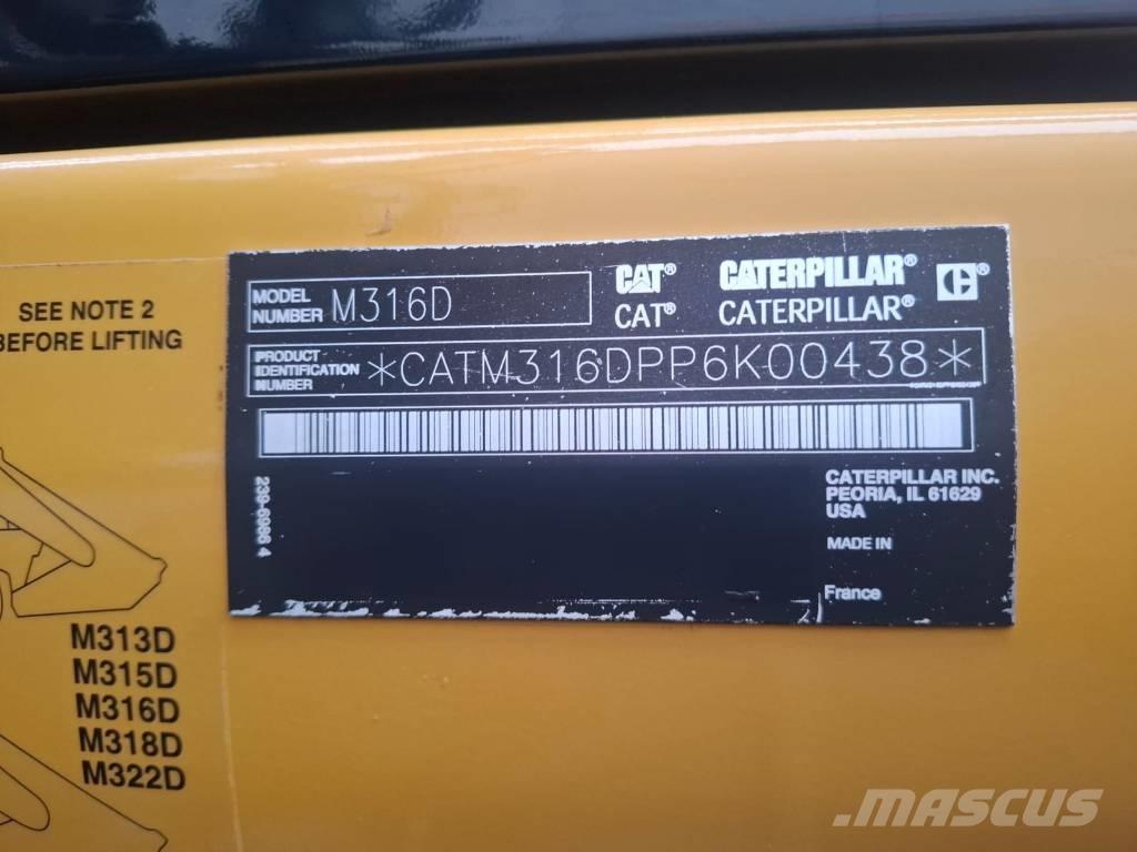 CAT M 316 D 轮式挖掘机