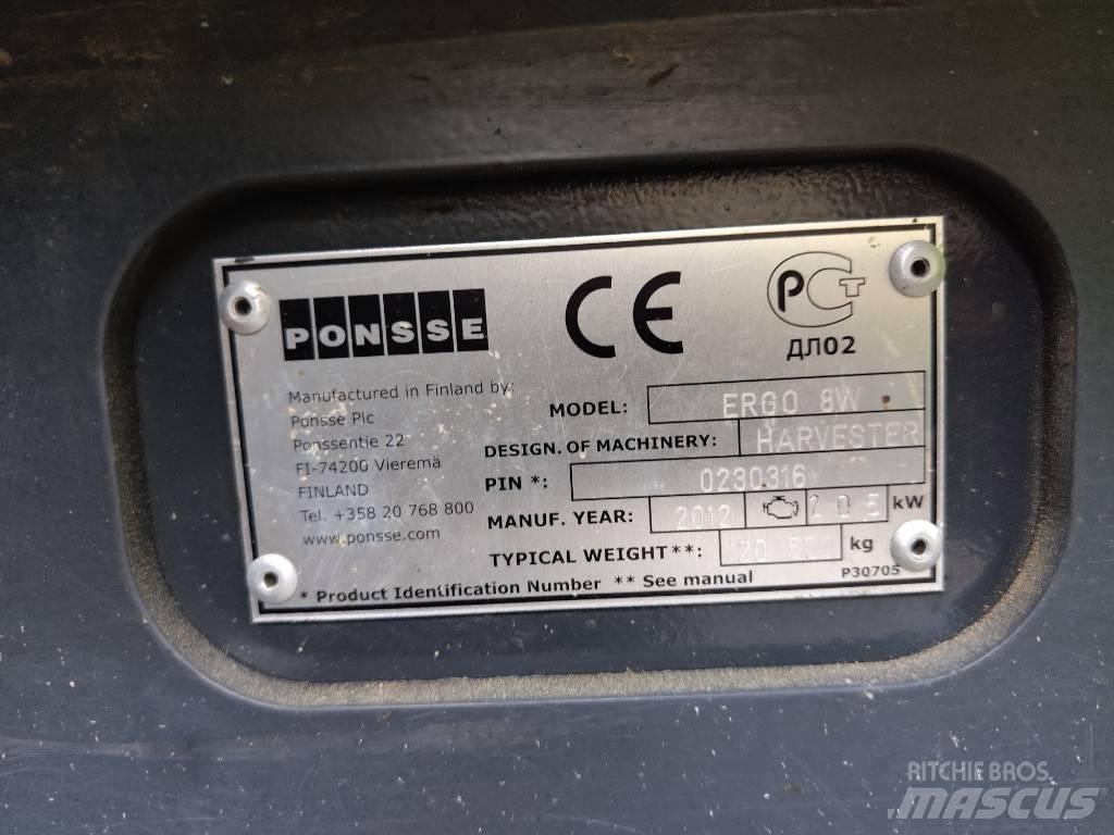 Ponsse ERGO 8W 收割机