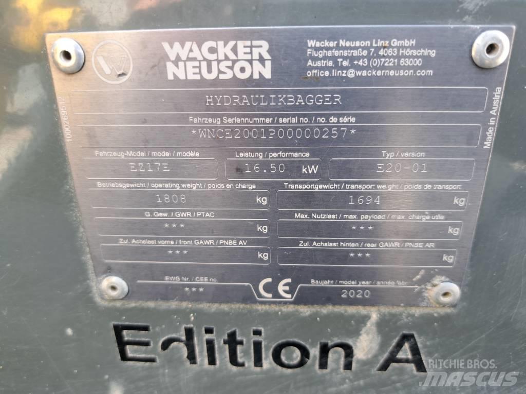 Wacker Neuson EZ17e 履带挖掘机