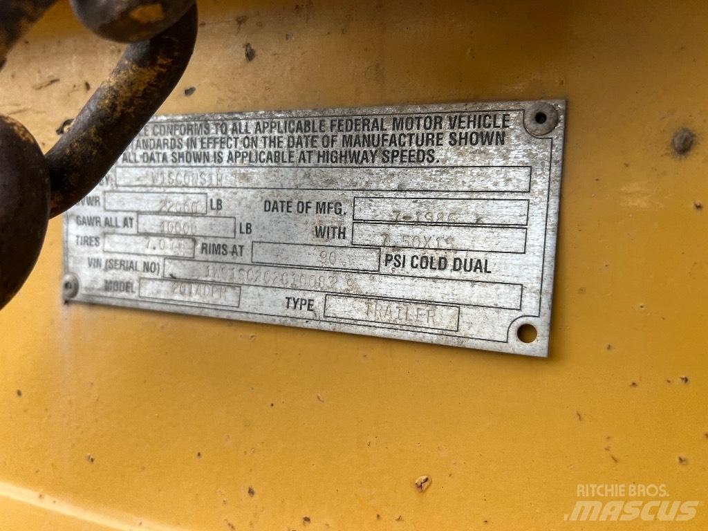  Wisconsin 20TADPH 自卸半挂车