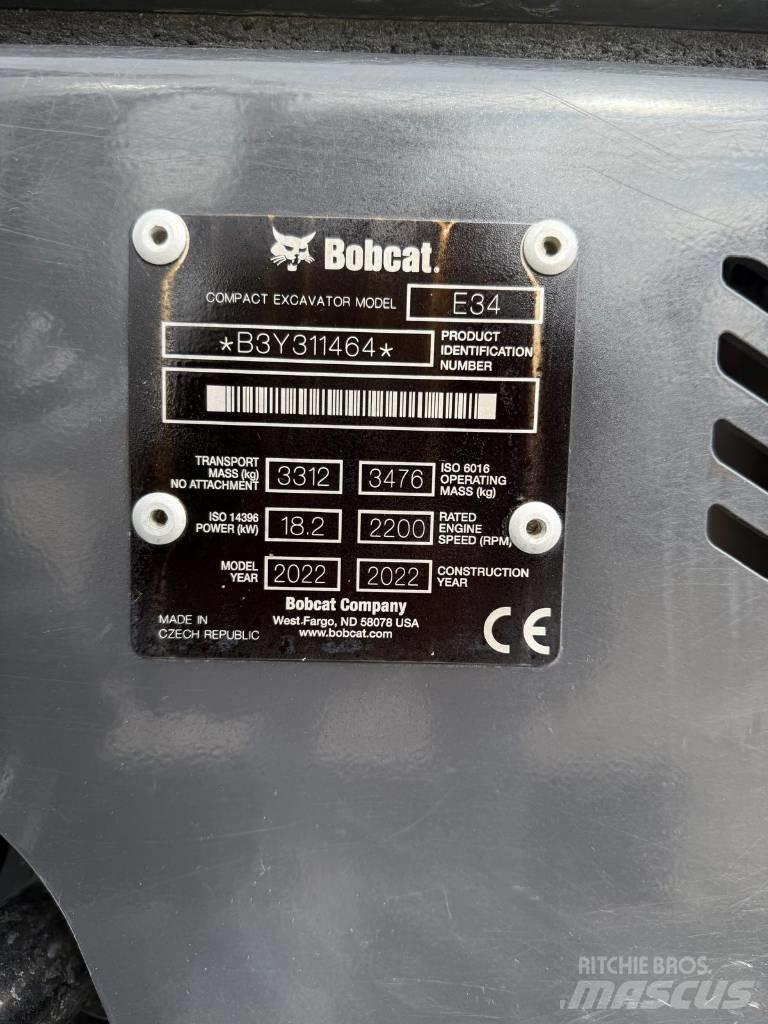 Bobcat E 34 小型挖掘机