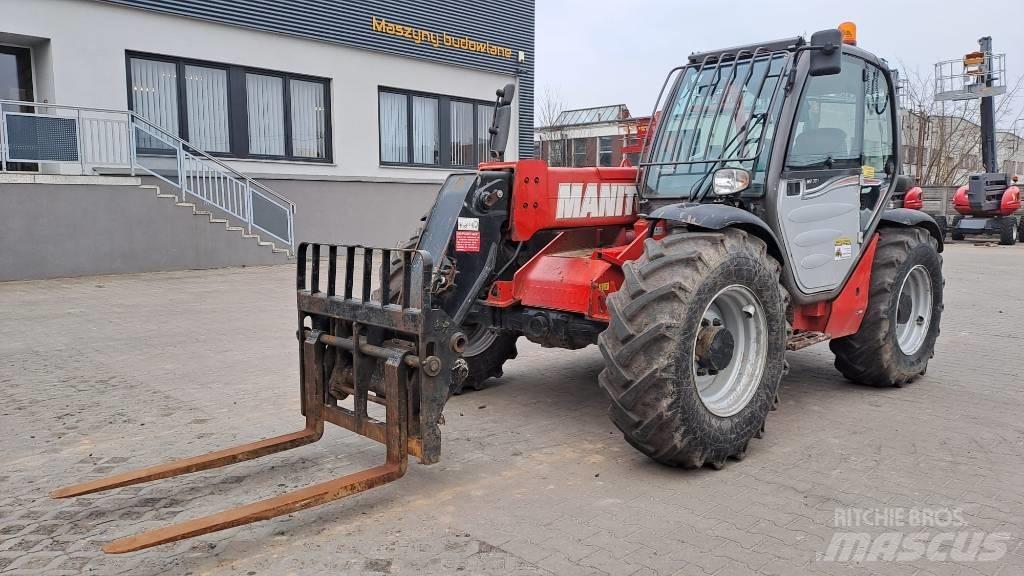 Manitou MT 732 伸缩臂叉装车|叉装车