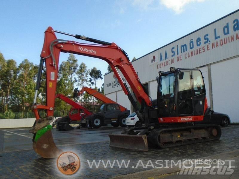 Kubota KX 080-4 中型挖掘机