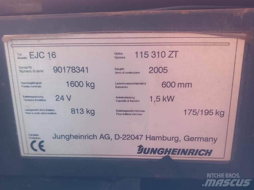 Jungheinrich ECJ16 手动码垛机