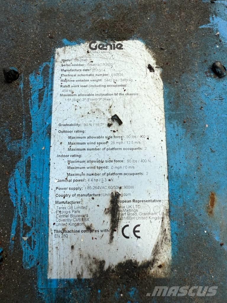 Genie GS2646 剪叉式升降机