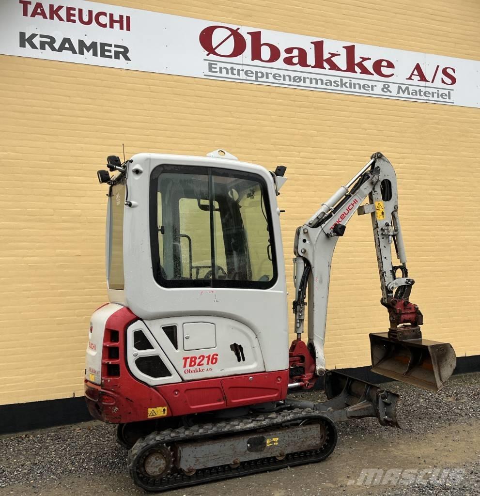 Takeuchi TB 216 小型挖掘机