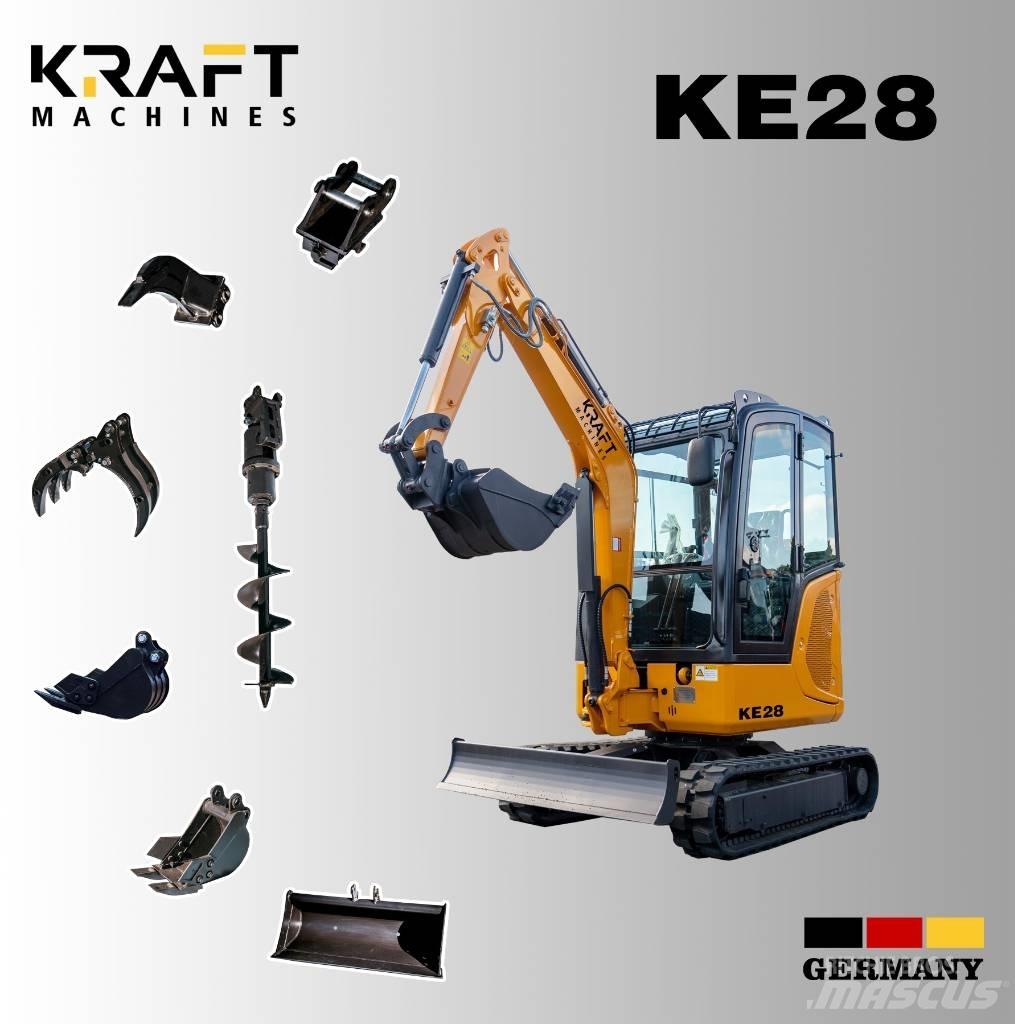 Kraft KE28 小型挖掘机