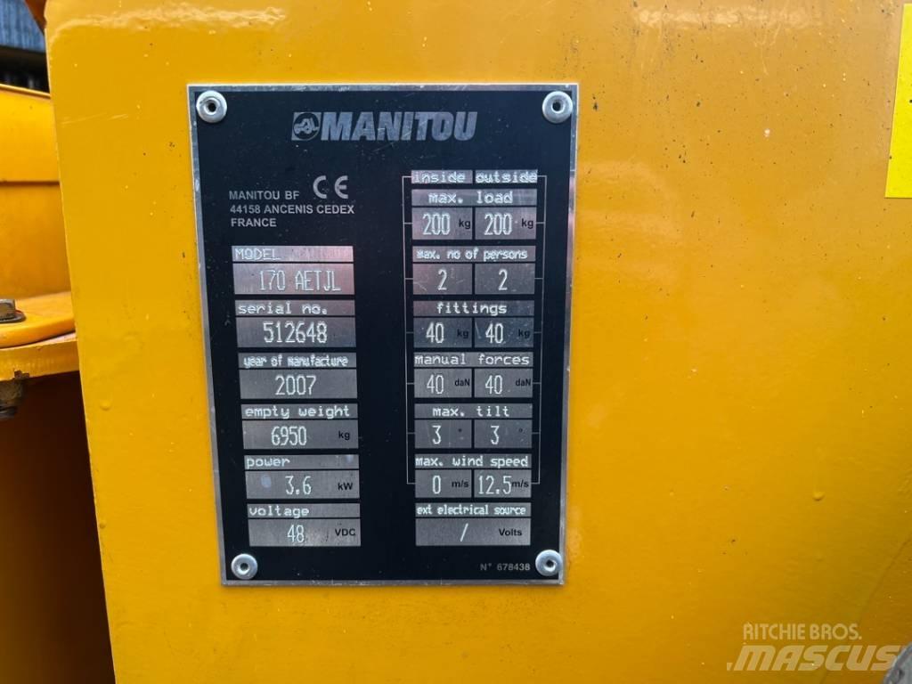 Manitou 170AETJ 曲臂高空工作平台