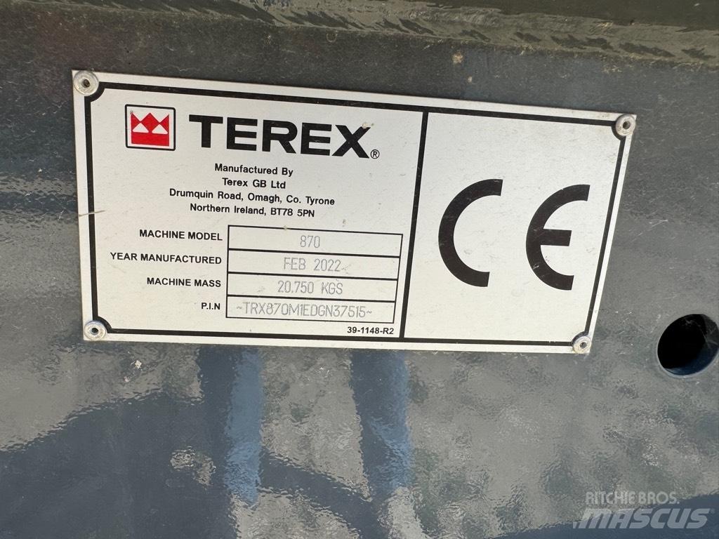 Terex 870 移动式筛分机