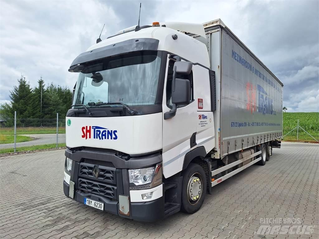 Renault T 430 6X2 平板栏板货车