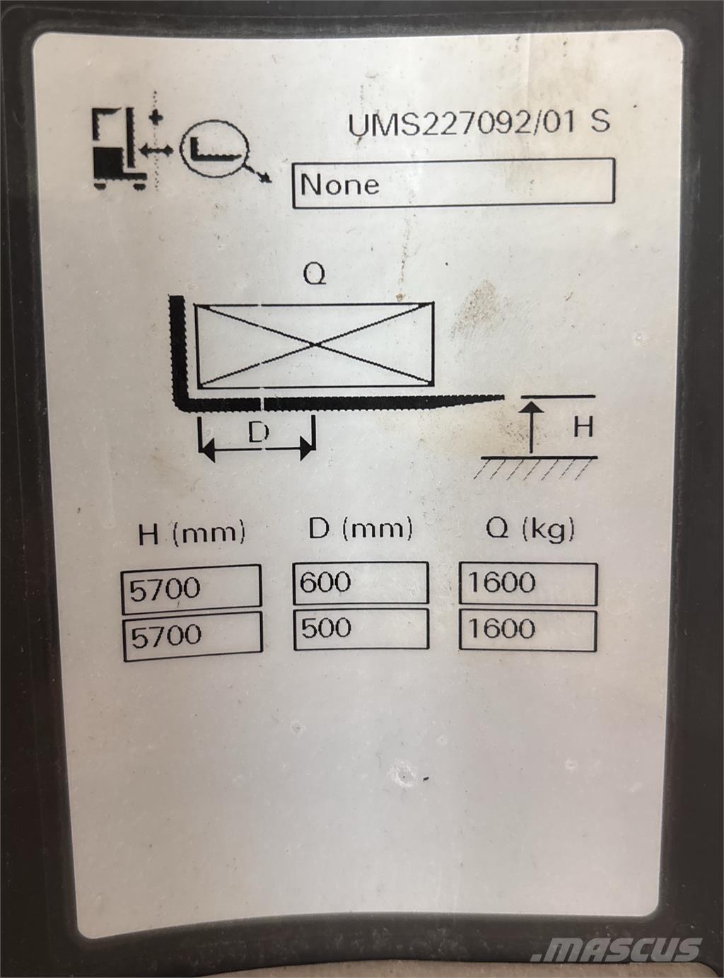 Atlet UMS160 前移式叉车