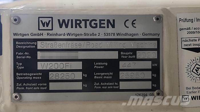 Wirtgen W200Fi 加气混凝土生产设备/制砖机