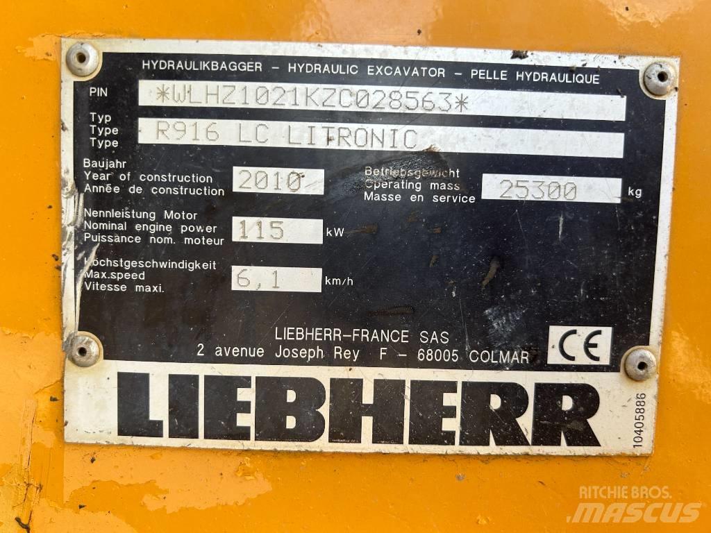 Liebherr R 916 LC 履带挖掘机