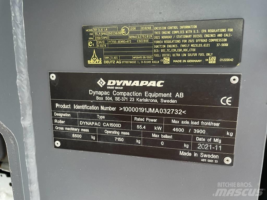 Dynapac CA1500D 单轮压路机
