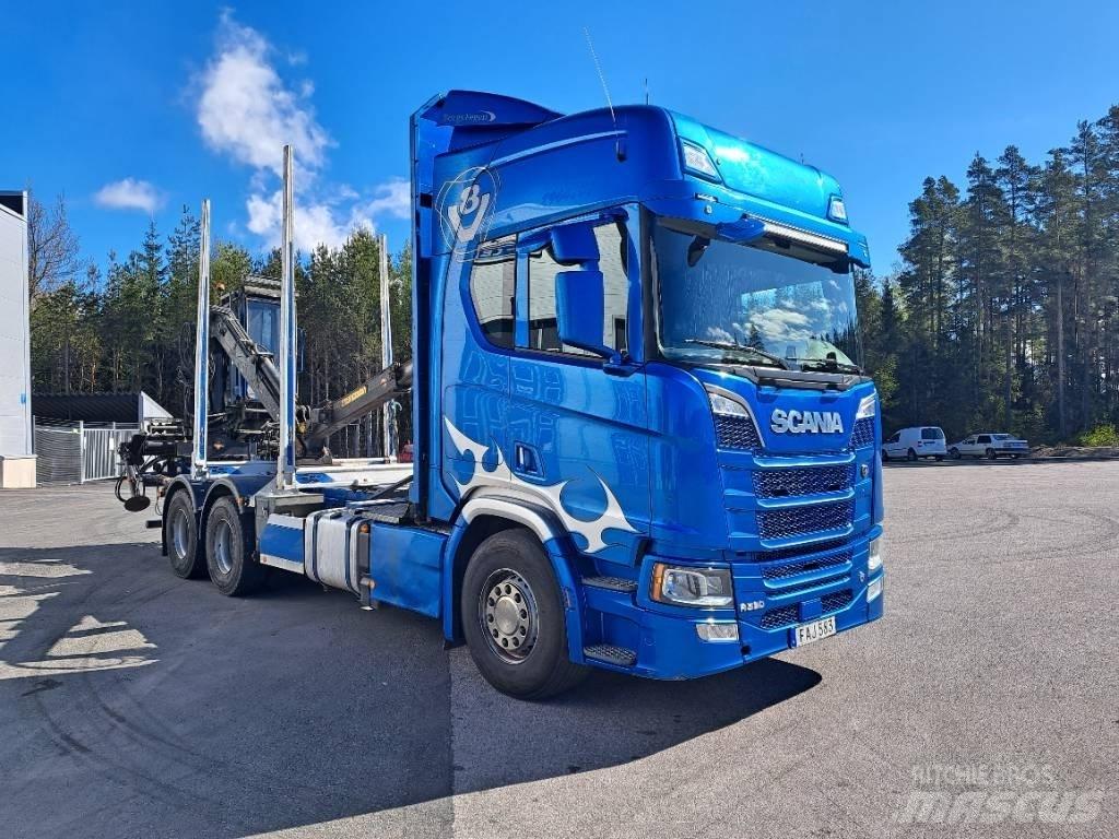 Scania R580B6X4NB 木材运输车