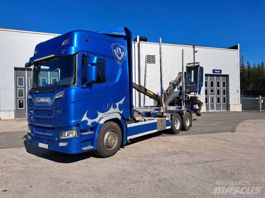 Scania R580B6X4NB 木材运输车