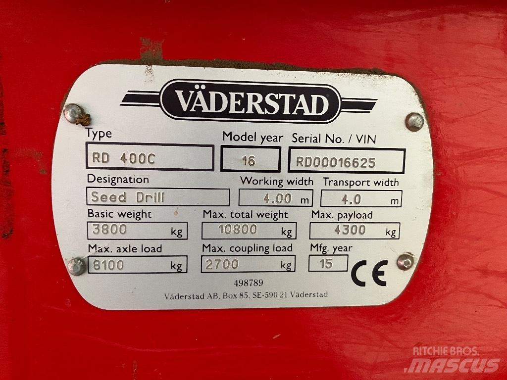 Väderstad Rapid400C 条播机