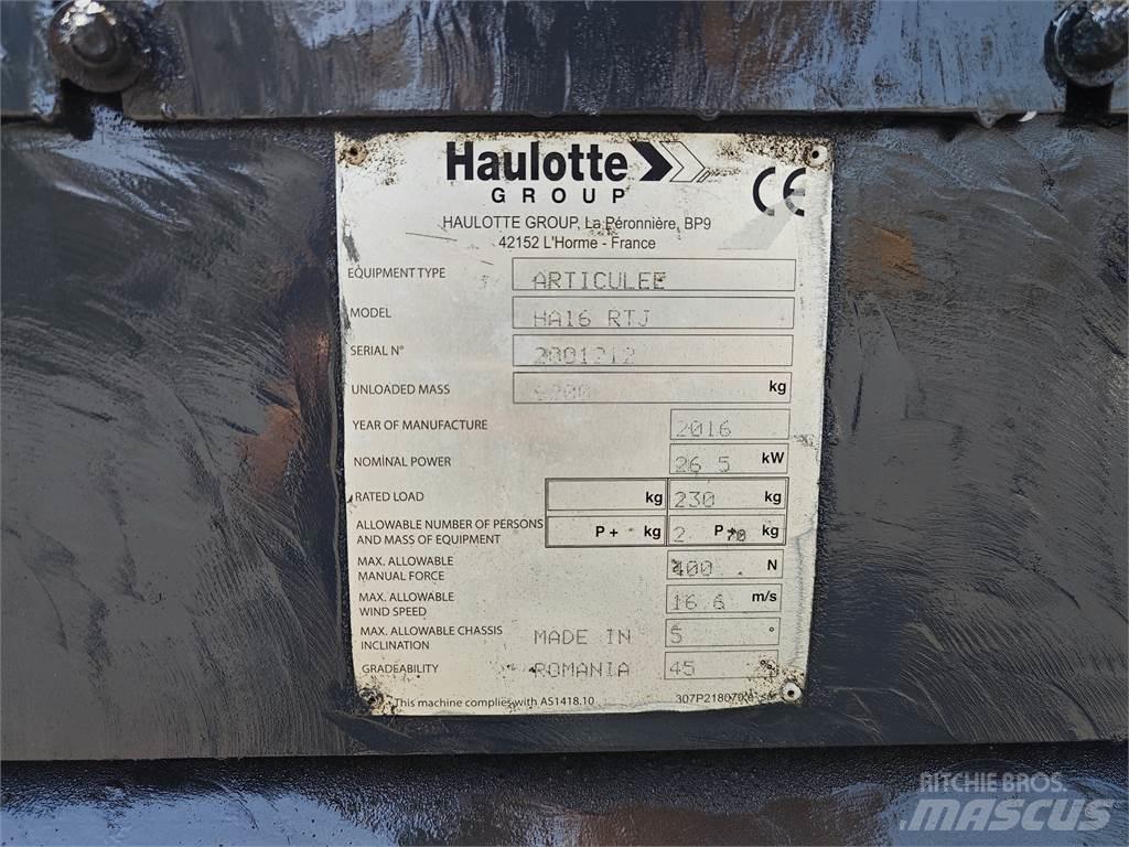 Haulotte HA16RTJ 曲臂高空工作平台