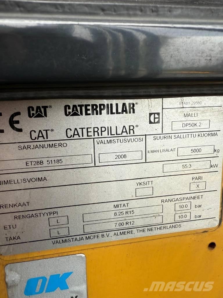 CAT DP50K2 柴油叉车