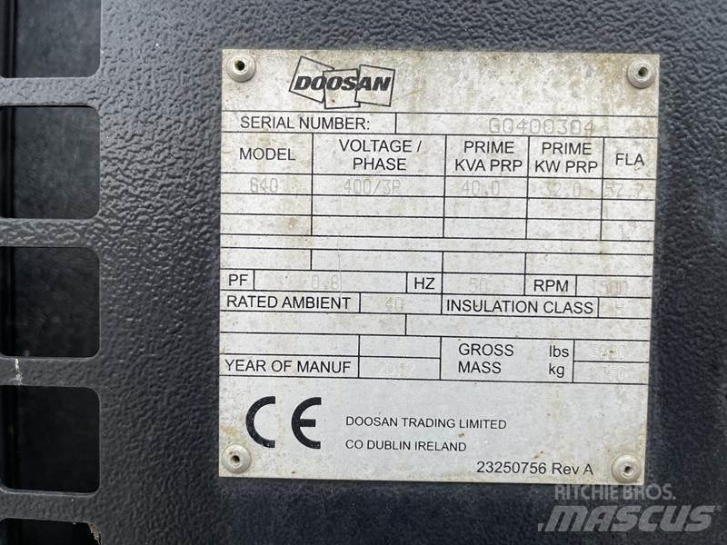Doosan G 40 柴油发电机