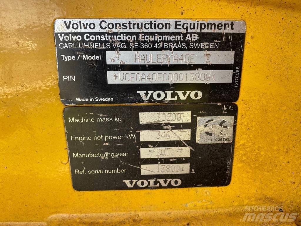Volvo A40E 铰接式自卸车