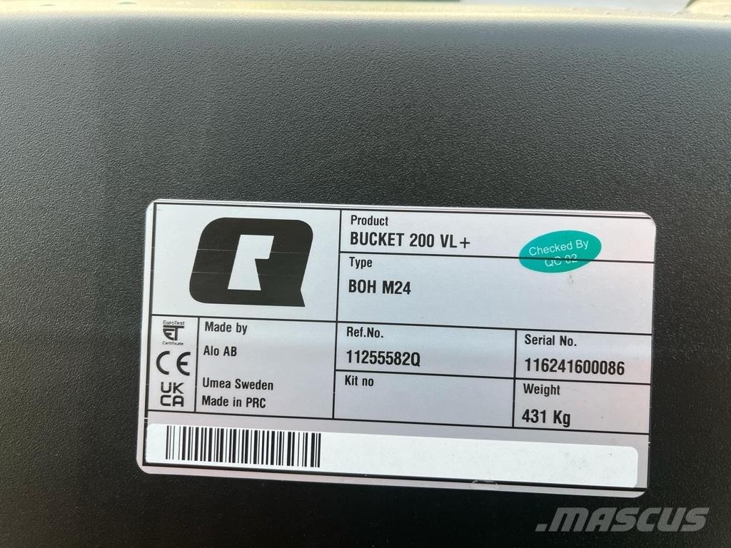  Ålø VL+ 200 Kornskovl 伸缩臂叉装车|叉装车