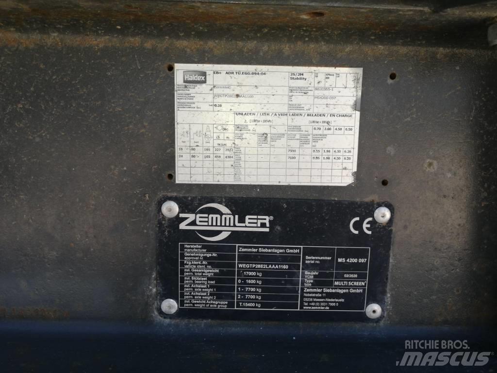Zemmler MS 4200-097 移动式筛分机