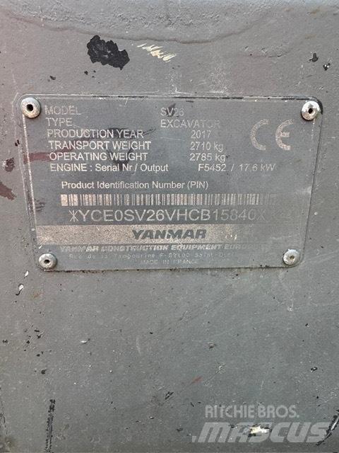 Yanmar SV 26 小型挖掘机