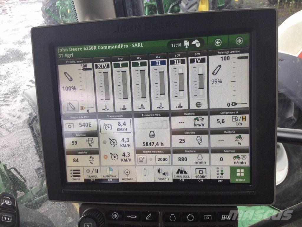 John Deere 6250R 拖拉机/农用车