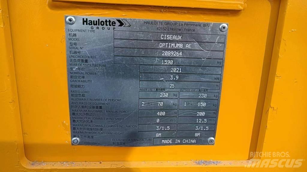 Haulotte OPTIMUM 8 剪叉式升降机