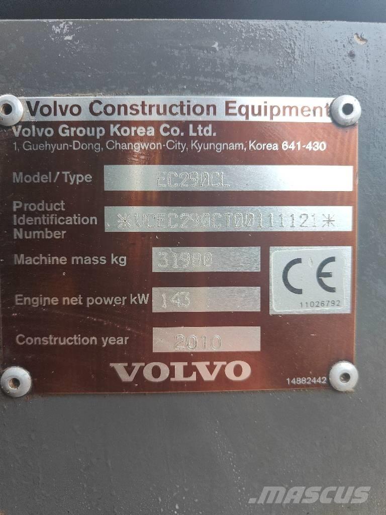 Volvo EC 290 C L 履带挖掘机