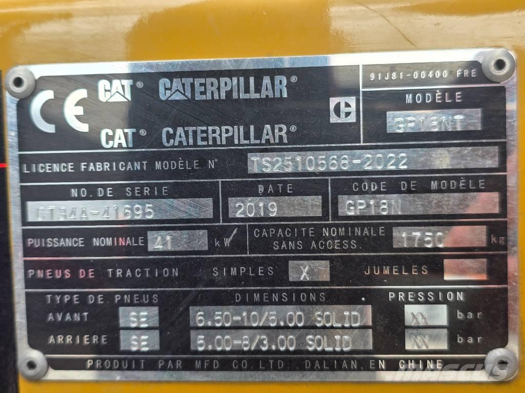 CAT GP 18 NT 天然气叉车