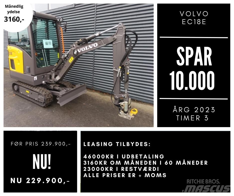 Volvo EC 18 E 小型挖掘机