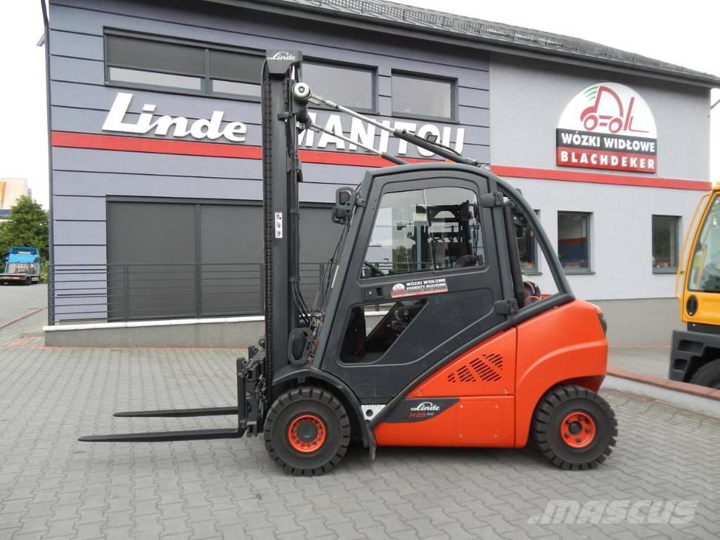 Linde H25T-02 天然气叉车