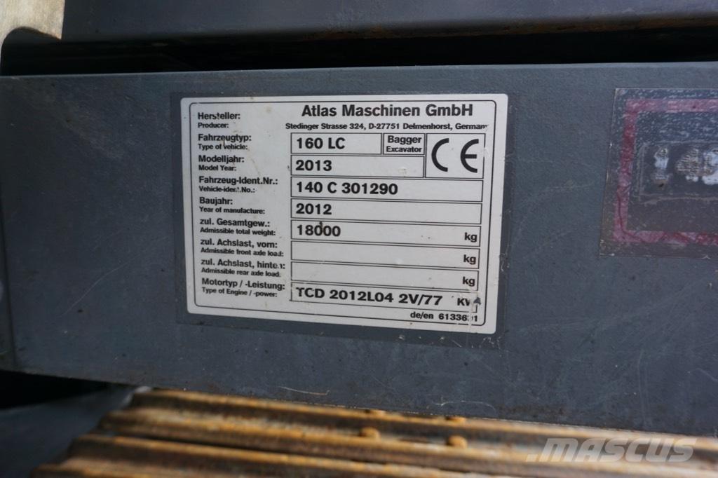 Atlas 160 LC 履带挖掘机