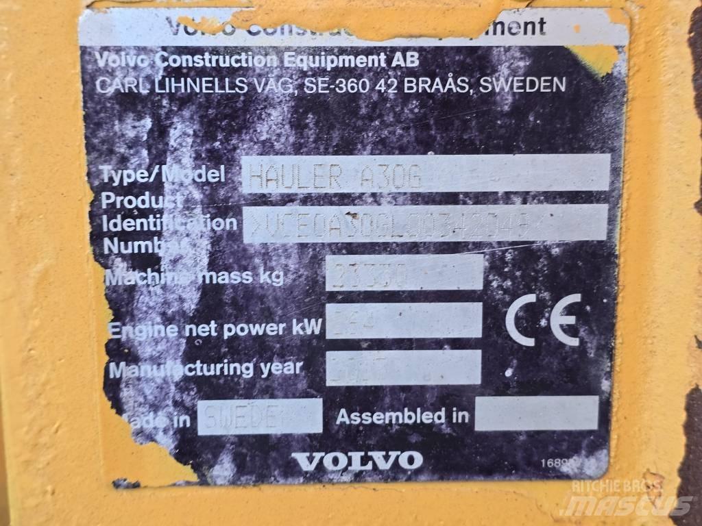 Volvo A30G 铰接式自卸车