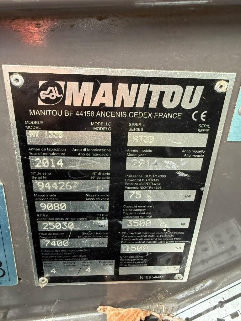 Manitou MT 1335 ST3B 伸缩臂叉装车|叉装车