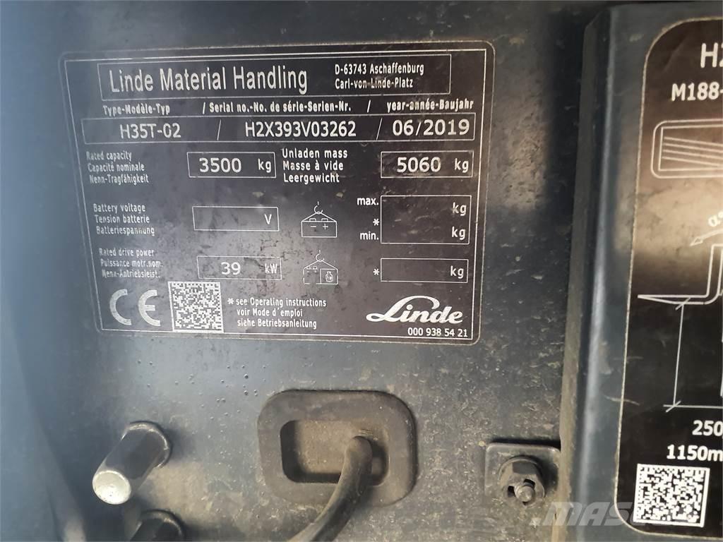 Linde H35T 天然气叉车