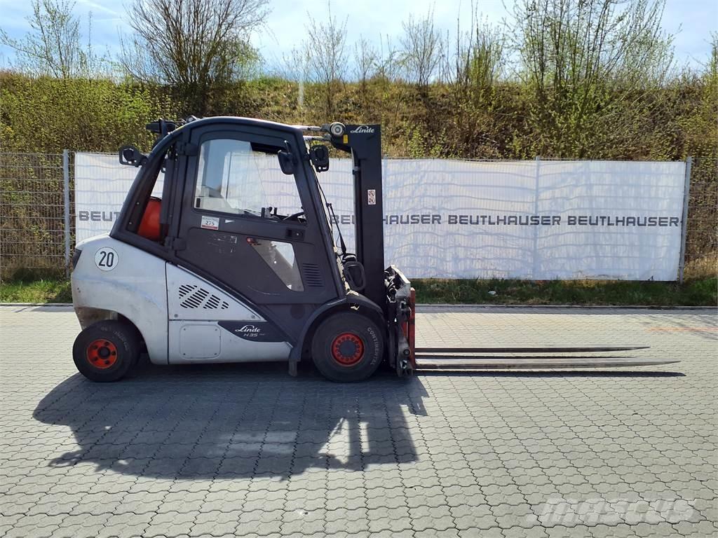 Linde H35T 天然气叉车